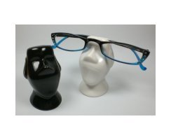 Brillenhalter aus Keramik  Osterinsel-Kopf  7 cm 2 Farben...