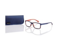 Designer Lesebrille +1,5 blau/orange unisex Flexbgel...