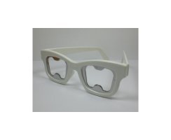 Flaschenffner Brille Partybrille wei Spabrille...