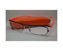 Leichte Lesebrille +1,0 Metallfassung oreangen...