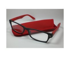 Lesebrille fr Sie & Ihn +2,0 Diop. schwarz/ rot...