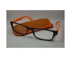 Lesebrille fr Sie & Ihn +2,0 Diop. schwarz/orange...