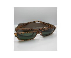 Lesebrille mit getntem Magnet Clip-on +2,0 havanna...