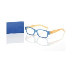 Look and see Lesebrille +1,0 blau/orange unisex Lesehilfe...