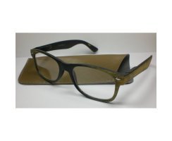 Moderne Lesebrille +1,0 fr Herren M1 Lesehilfe Holzoptik...