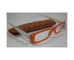 Moderne trendige Lesebrille Lesehilfe mit Kunstleder-Etui...