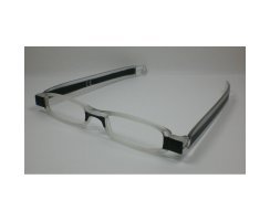 Praktische faltbare Lesebrille schwarz Lesehilfe Damen &...