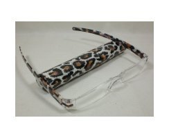 Rahmenlose Lesebrille mit PVC-Hartbox Lesehilfe 2,0...
