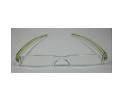 Randlose Lesebrille +1,5 Diop. grn PVC-Hartbox Lesehilfe...