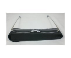 Trendige Lesebrille Lesehilfe Metall mit Etui...