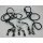 6er Set Brillenbnder Brillenband Brillenkordel 3 Farben Brillenhalter