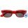 I NEED YOU 2in1 Lesebrille-Sonnenbrille BIFOKAL +2,5 Woody-Sun-Bi rot Sie & Ihn Flexbgel