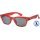 I NEED YOU 2in1 Lesebrille-Sonnenbrille BIFOKAL +2,5 Woody-Sun-Bi rot Sie & Ihn Flexbgel
