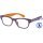 I NEED YOU Lesebrille +1,5 Woody1 Sel. Lesehilfe lila-orange fr Sie & Ihn Etui