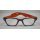I NEED YOU Lesebrille +1,5 Woody1 Sel. Lesehilfe lila-orange fr Sie & Ihn Etui