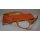 I NEED YOU Lesebrille +3,0 Modell Woody7 orange fr Sie & Ihn Etui Flexbgel