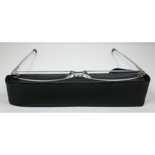 Sehr schmale Lesebrille +2,0 Diop. fr Sie & Ihn Metall mit Etui Lesebrille